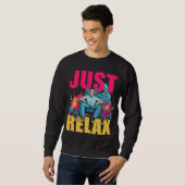 Sweatshirt Détendez-vous ! (Devant entier)