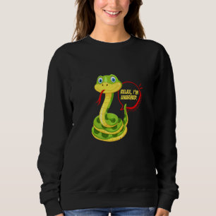 Sweatshirt Détendez-vous, je suis un animal venimeux non armé