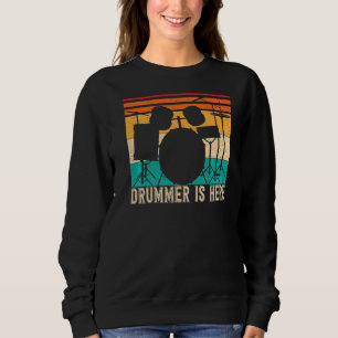 Sweatshirt Détendez-vous Le Batteur Est Ici Le Batteur D'Empr