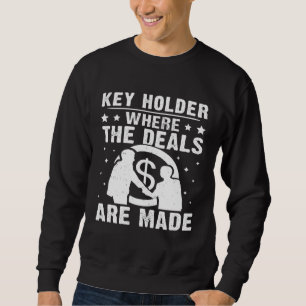 Sweatshirt Détenteur de la clé où les affaires sont faites