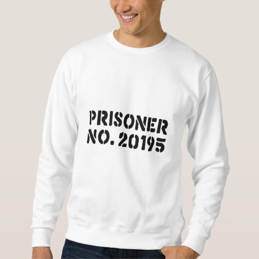 Sweatshirt Détenu n° 20195 (Devant)