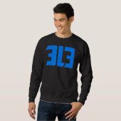 Sweatshirt Détroit 313 (Devant entier)