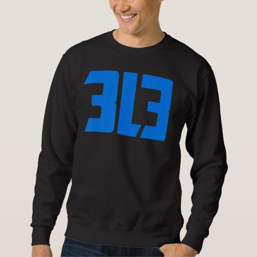 Sweatshirt Détroit 313 (Devant)