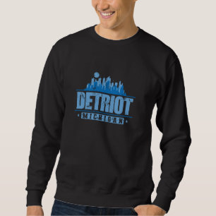 Sweatshirt Detroit Michigan City aux États-Unis