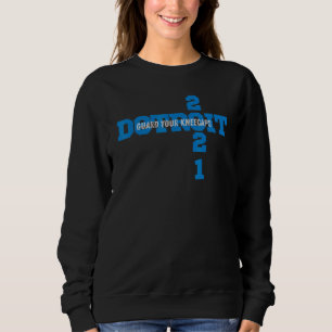 Sweatshirt Detroit Michigan Michigan Dimanche Lion Knee Casqu