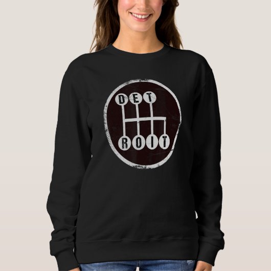 Sweatshirt Détroit Stick Shift (Devant)
