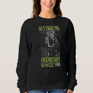 Sweatshirt Détruire l'amitié depuis 1988
