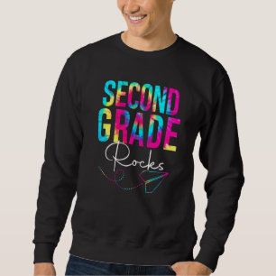 Sweatshirt Deuxième année Rocks Tie Dye Appreciation Day dos