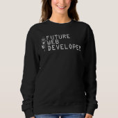Sweatshirt Développeur Web Futur Ordinateur Codage Codeur Sit (Devant)