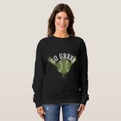 Sweatshirt Devenez écolo Baseball Design (Devant entier)