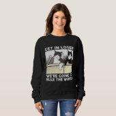 Sweatshirt Devenir Perdant Dirigeait Le Monde (Devant entier)