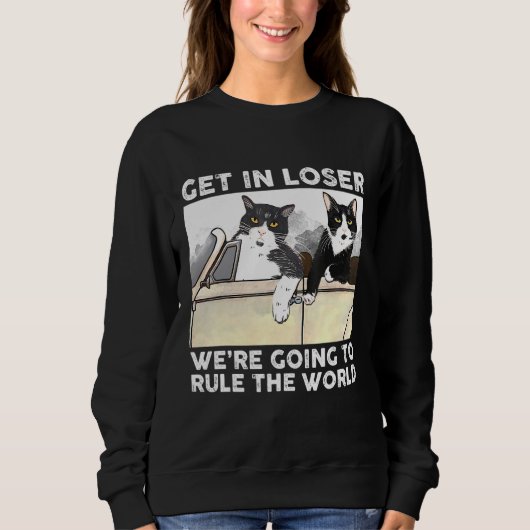Sweatshirt Devenir Perdant Dirigeait Le Monde (Devant)