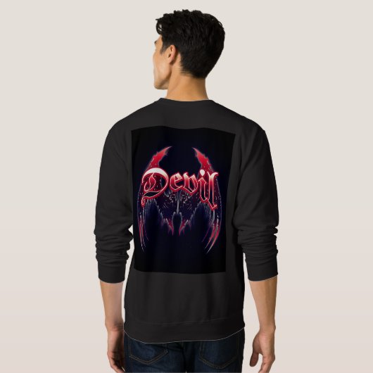 SWEATSHIRT DEVIL WINGS  (Dos entier)