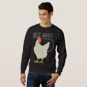 Sweatshirt Devinez ce cul de poulet 706 (Devant entier)