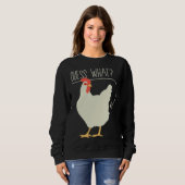 Sweatshirt Devinez ce cul de poulet 706 (Devant entier)