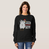 Sweatshirt Devinez Quel Beurre De Poulet ! Drôle (Devant entier)