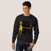 Sweatshirt Devinez quel bouton de poulet 2 (Devant entier)