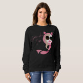 Sweatshirt Devinez Qui Je Suis - Le Lotus Blanc (Devant entier)