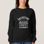 Sweatshirt Devis D'Aéronef Pour Un Technicien D'Aviation Retr (Devant)