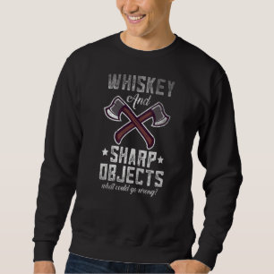 Sweatshirt Devis de hachure des cibles de lancement de x