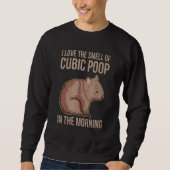 Sweatshirt Devis De L'Australie Outback Wombat Pour Un Expert (Devant)