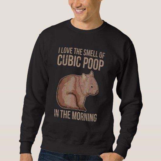 Sweatshirt Devis De L'Australie Outback Wombat Pour Un Expert (Devant)