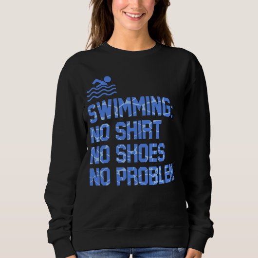 Sweatshirt Devis de natation Team Sports (Devant)