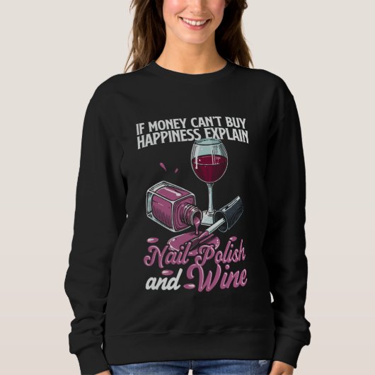 Sweatshirt Devis de technicien en onglerie Uniforme Vernis à (Devant)