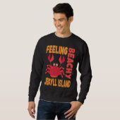 Sweatshirt Devis de vacances d'été à l'île Jekyll (Devant entier)