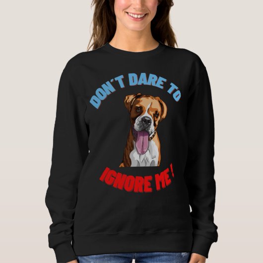 Sweatshirt Devis mignon American Pit Bull Terrier (Devant)