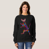Sweatshirt Devon Rex Cat (Devant entier)