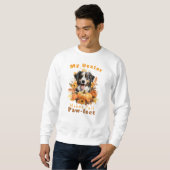 Sweatshirt Dexteur de chien d'automne personnalisable (Devant entier)