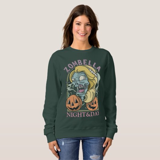 Sweatshirt d'Halloween décédé pour la saison Éffra (Devant entier)