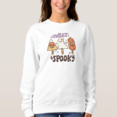 Sweatshirt d'Halloween Éffrayant doux (Devant)