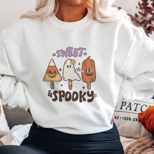 Sweatshirt d'Halloween Éffrayant doux