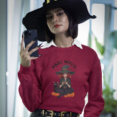 Sweatshirt d'Halloween sorcière de base