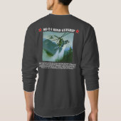 Sweatshirt d'hélicoptère HIND du Soviétique MI-24 (Dos)