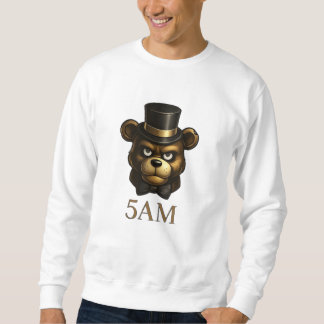 Sweatshirt d'horreur de nuit 5 heures du matin pou