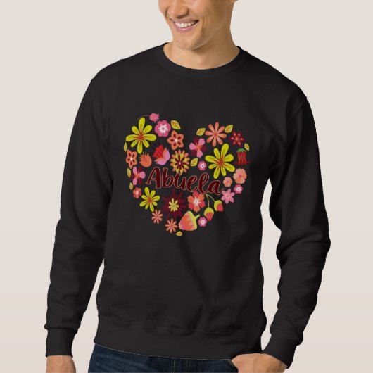 Sweatshirt Dia de las Madres ABUELA Dia de Mama madre (Devant)