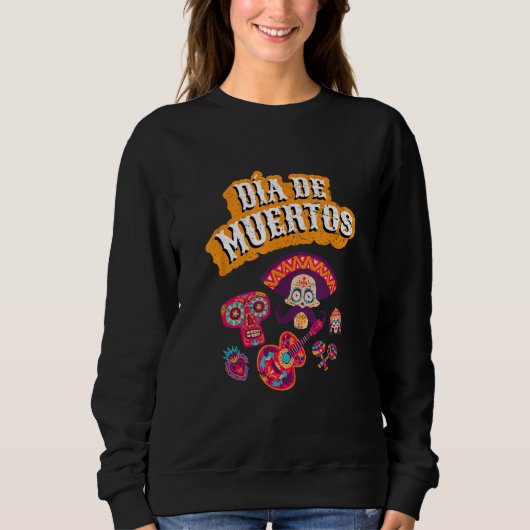 Sweatshirt Dia de los Muertos Halloween beer (Devant)