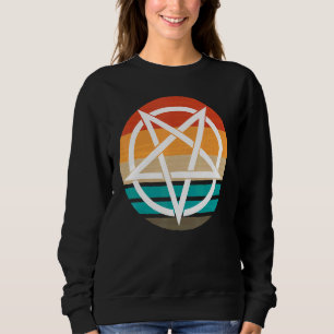 Sweatshirt Diable de pentagramme rétro 666