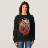 Sweatshirt Diablotin de feu : Darby (Devant entier)