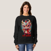 Sweatshirt Diablotin de feu - Pop Dragon (Devant entier)