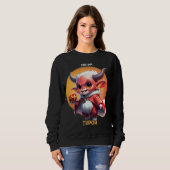 Sweatshirt Diablotin de feu : Tupor (Devant entier)