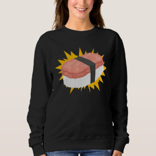 Sweatshirt Diagramme d'instruction alimentaire Spam Musubi ja