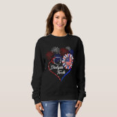 Sweatshirt Dialyse Tech Stethoscope Firework Tournesol Ameri (Devant entier)