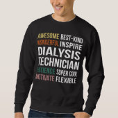 Sweatshirt Dialysis Technician  Appreciation (Devant)