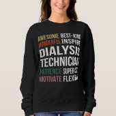 Sweatshirt Dialysis Technician  Appreciation (Devant)