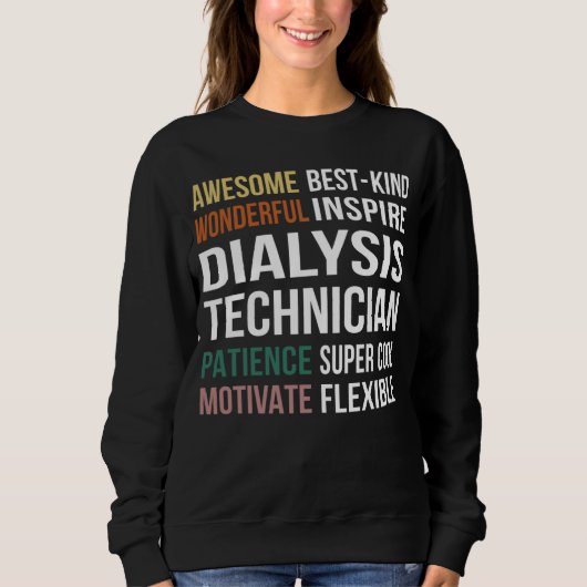 Sweatshirt Dialysis Technician  Appreciation (Devant)