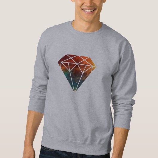 Sweatshirt Diamant de galaxie (Devant)